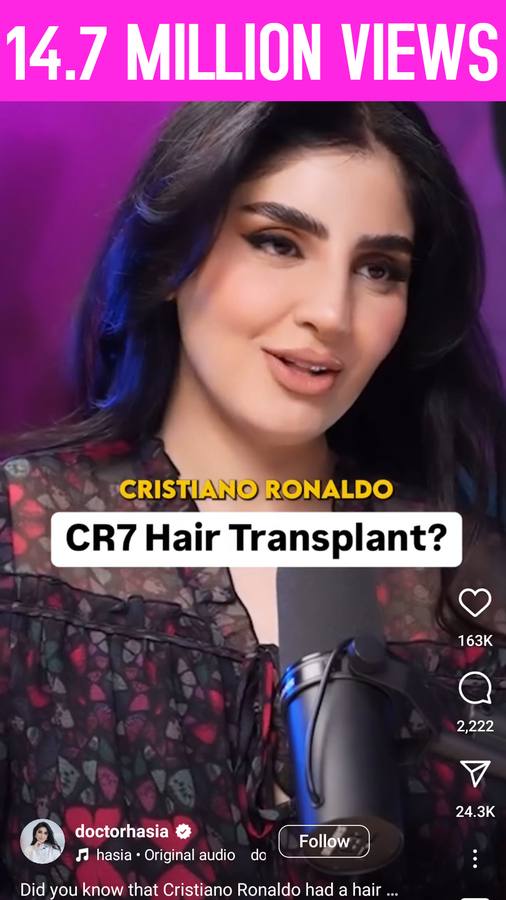 14.7 million views for doctorhasia