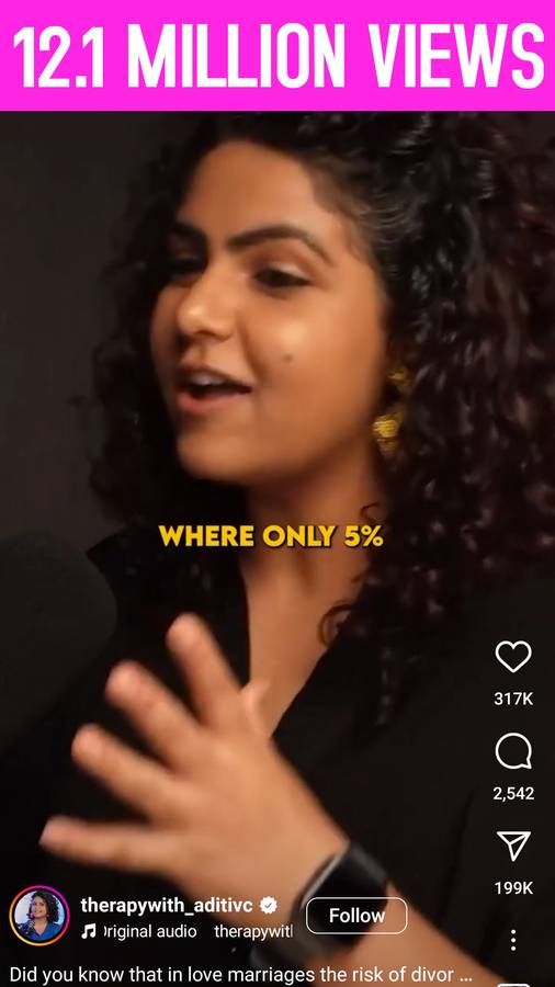 12.1 million views for therapywith_aditivc